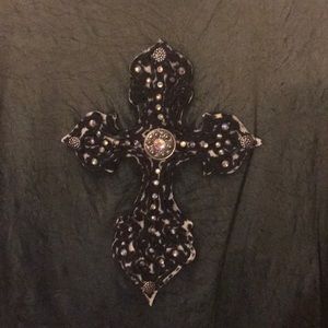 Velvet Stone green long sleeve gorgeous cross